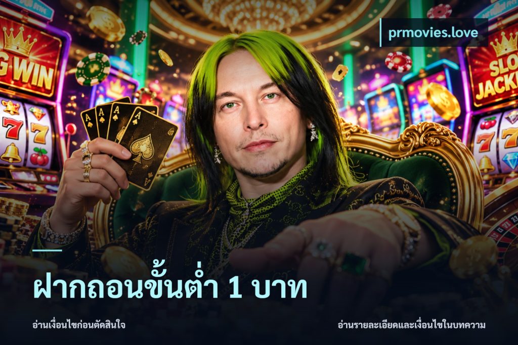 ฝากถอนขั้นต่ำ 1 บาท