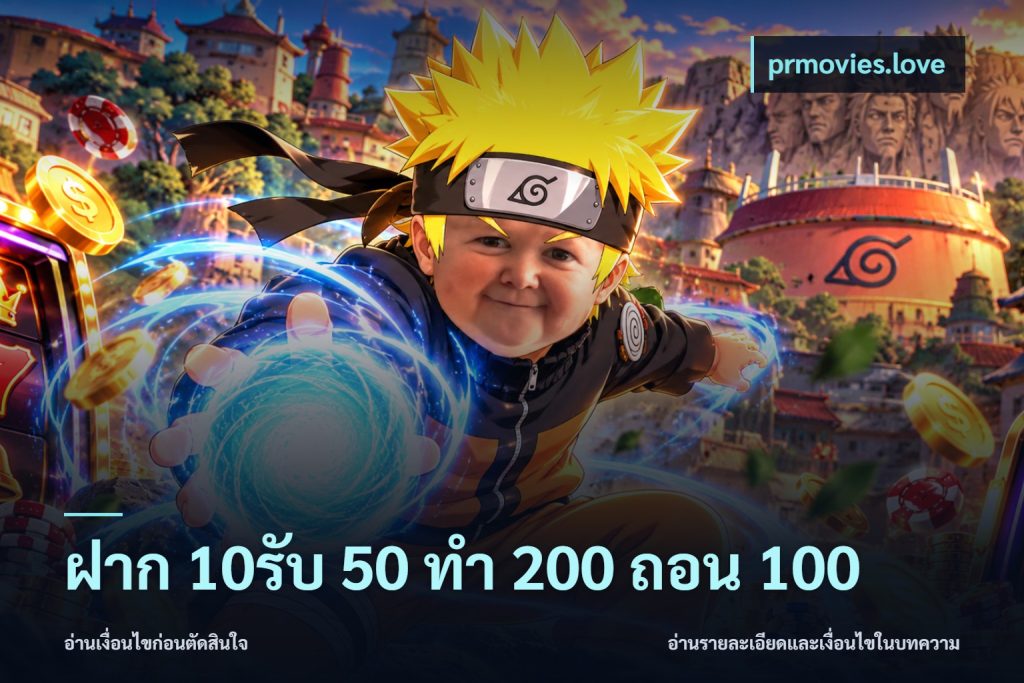 ฝาก 10รับ 50 ทํา 200 ถอน 100