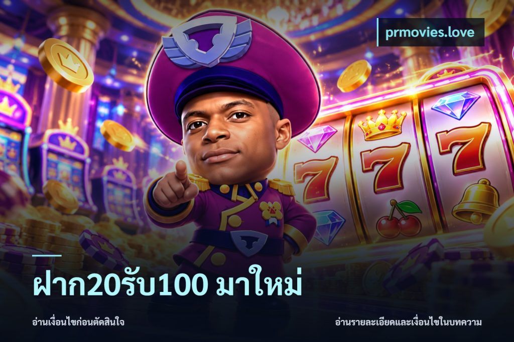 ฝาก20รับ100 มาใหม่