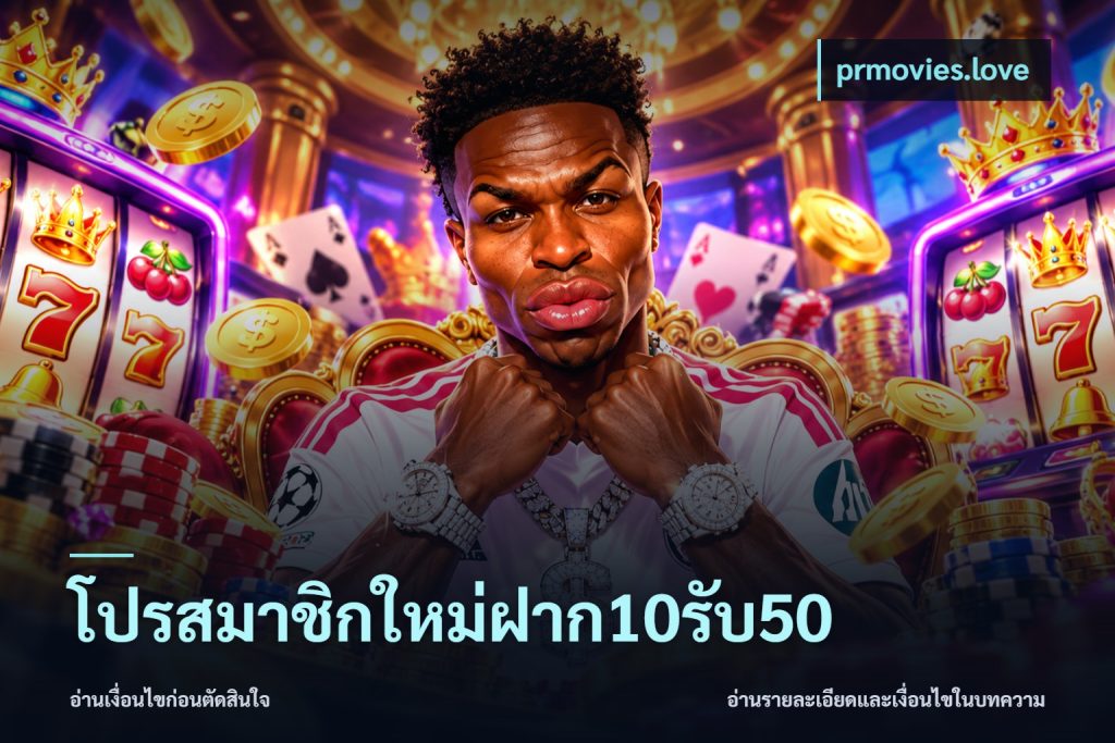 โปรสมาชิกใหม่ฝาก10รับ50