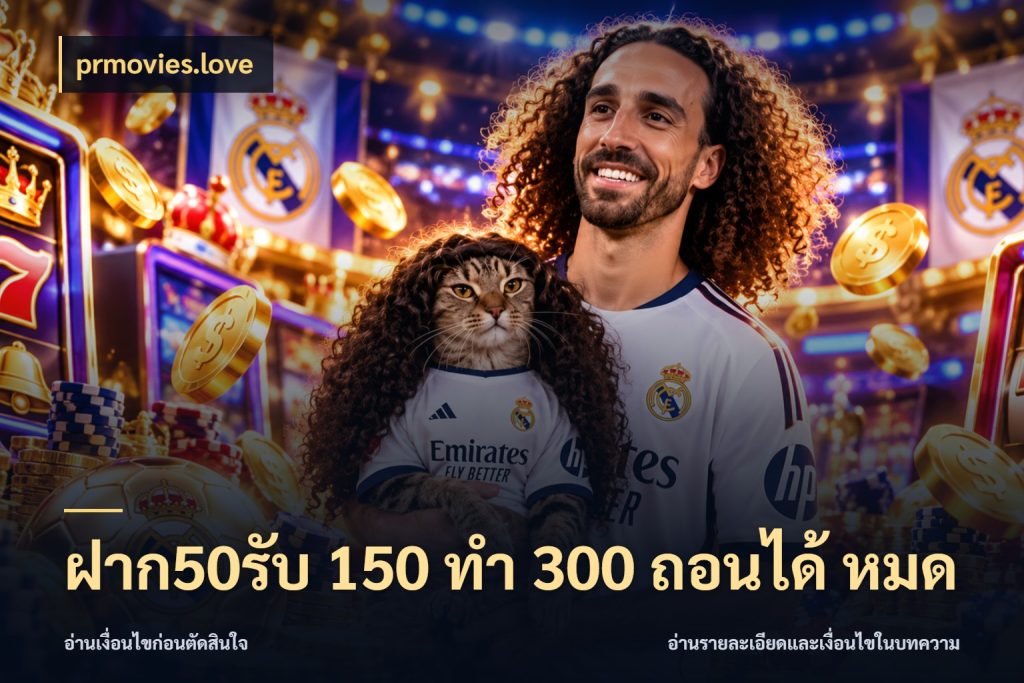 ฝาก50รับ 150 ทำ 300 ถอนได้ หมด ยอดฝากและยอดรับในมุมของคนชอบลุ้น สไตล์ prmovies.love
