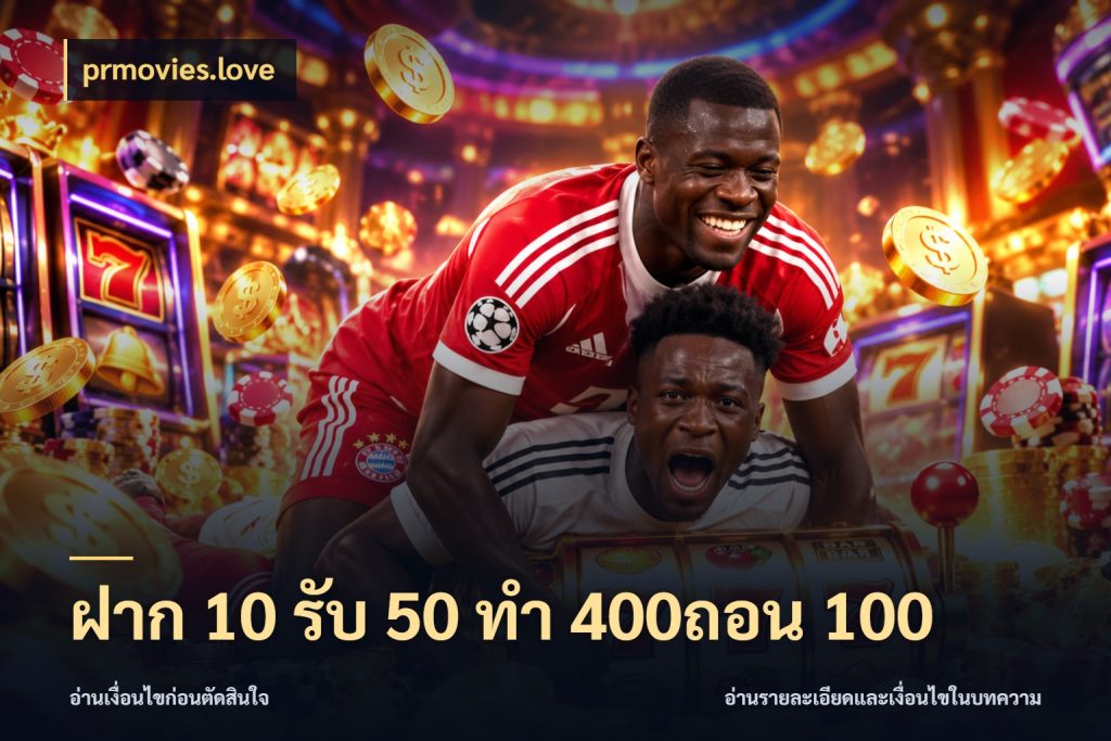 ฝาก 10 รับ 50 ทํา 400ถอน 100 prmovies.love จับคู่โบนัสกับสไตล์เกมที่ชอบ