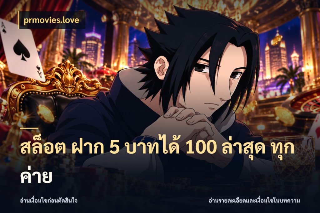 สล็อต ฝาก 5 บาทได้ 100 ล่าสุด ทุกค่าย สายโบนัสเลือกจังหวะสนุกได้อย่างไร สไตล์ prmovies.love