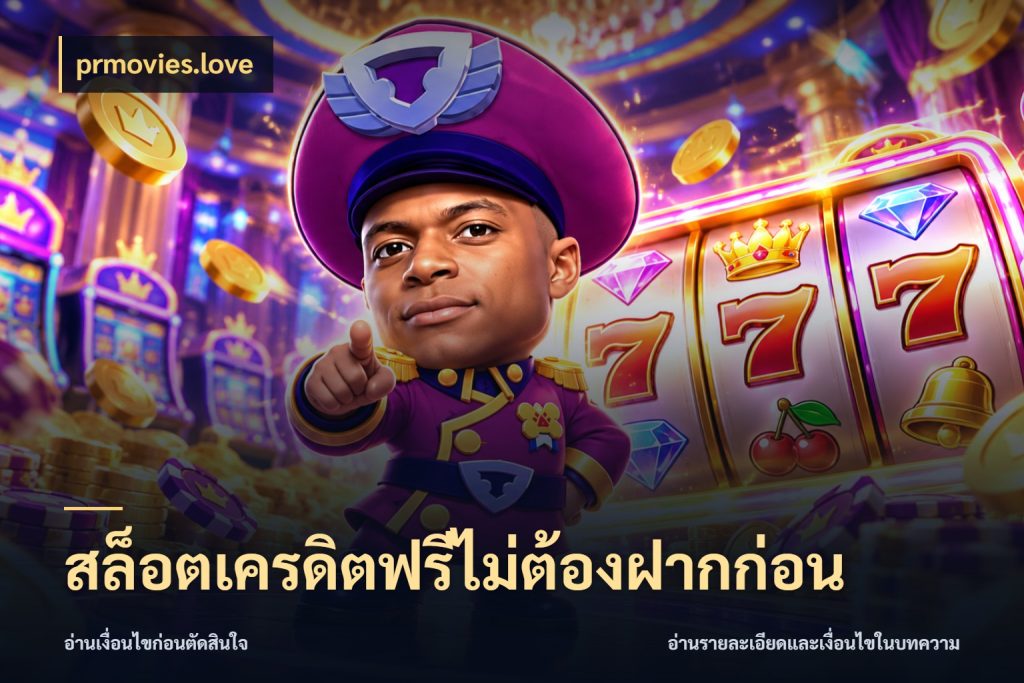 สล็อตเครดิตฟรีไม่ต้องฝากก่อน เครดิตฟรีในมุมที่สายโบนัสสนใจ สไตล์ prmovies.love