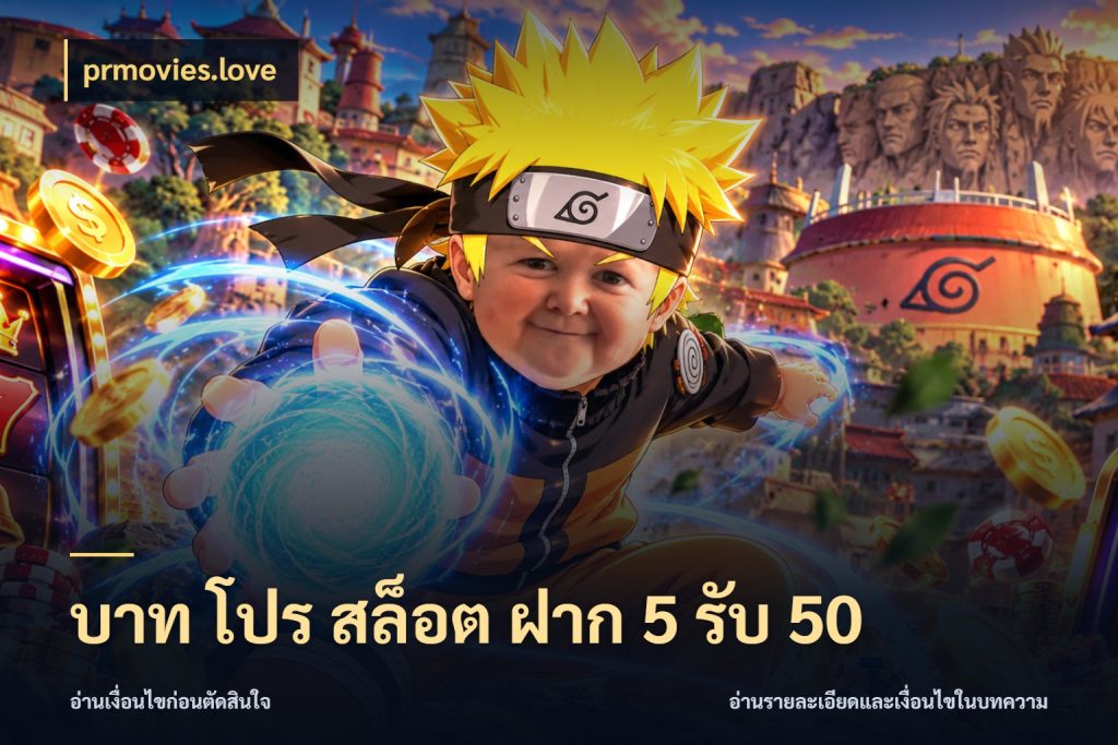 บาท โปร สล็อต ฝาก 5 รับ 50 จับคู่โบนัสกับสไตล์เกมที่ชอบ ในมุม prmovies.love