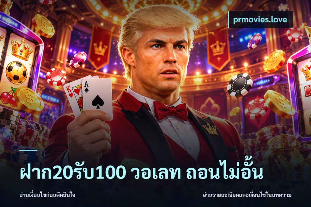 ฝาก20รับ100 วอเลท ถอนไม่อั้น