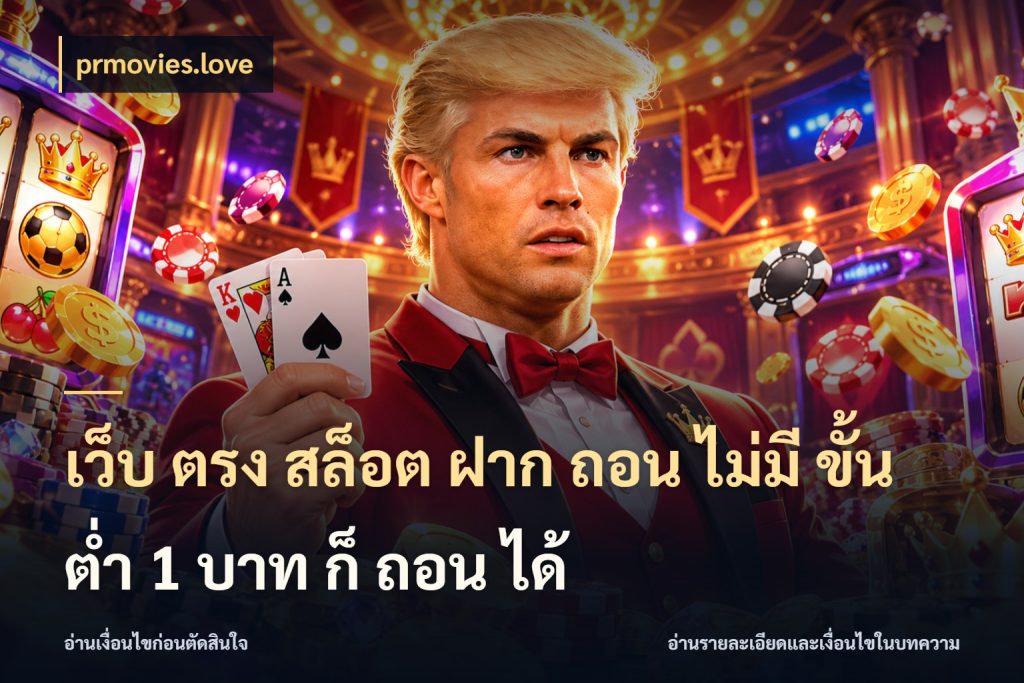 เว็บ ตรง สล็อต ฝาก ถอน ไม่มี ขั้น ต่ํา 1 บาท ก็ ถอน ได้ เปิดมุมยอดเริ่มต้นสำหรับคนชอบเกม ในมุม prmovies.love