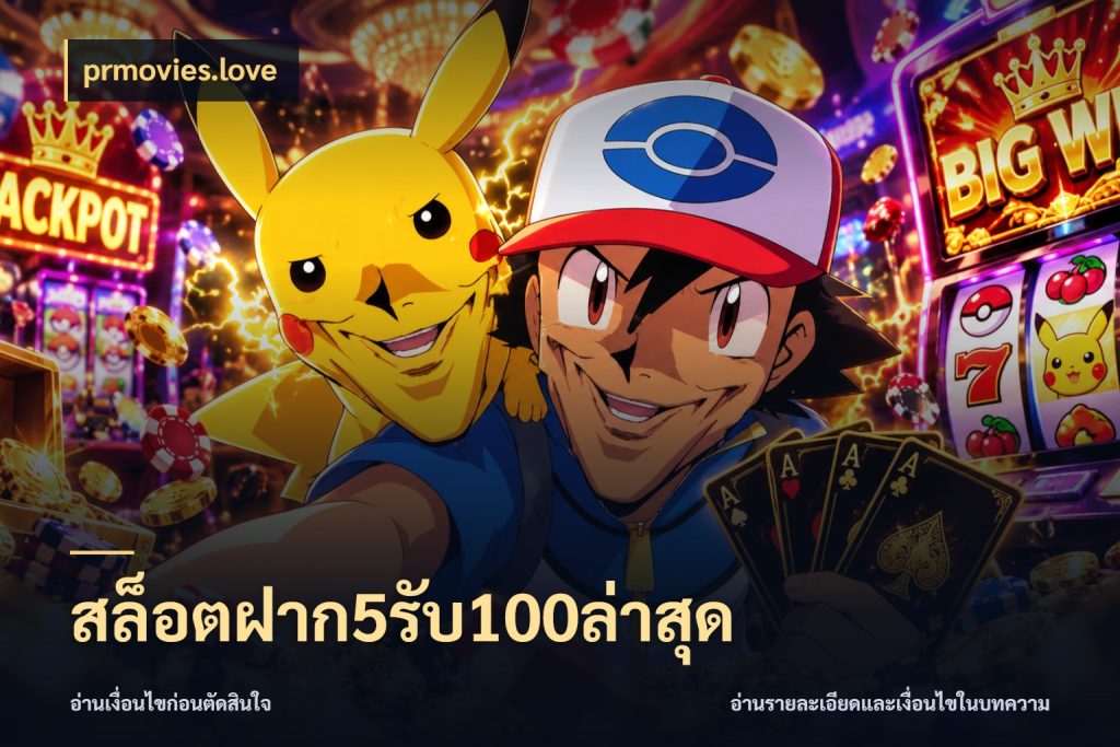 สล็อตฝาก5รับ100ล่าสุด สายโบนัสเลือกจังหวะสนุกได้อย่างไร ในมุม prmovies.love