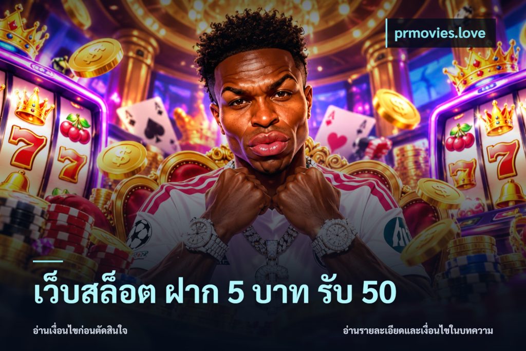 เว็บสล็อต ฝาก 5 บาท รับ 50
