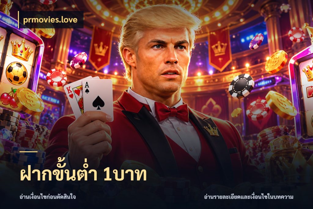 ฝากขั้นต่ำ 1บาท สายทุนน้อยเลือกความสนุกให้พอดี สไตล์ prmovies.love