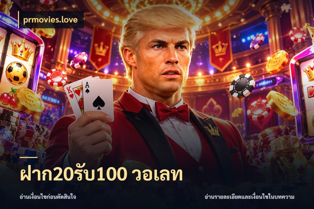 ฝาก20รับ100 วอเลท prmovies.love ยอดฝากและยอดรับในมุมของคนชอบลุ้น