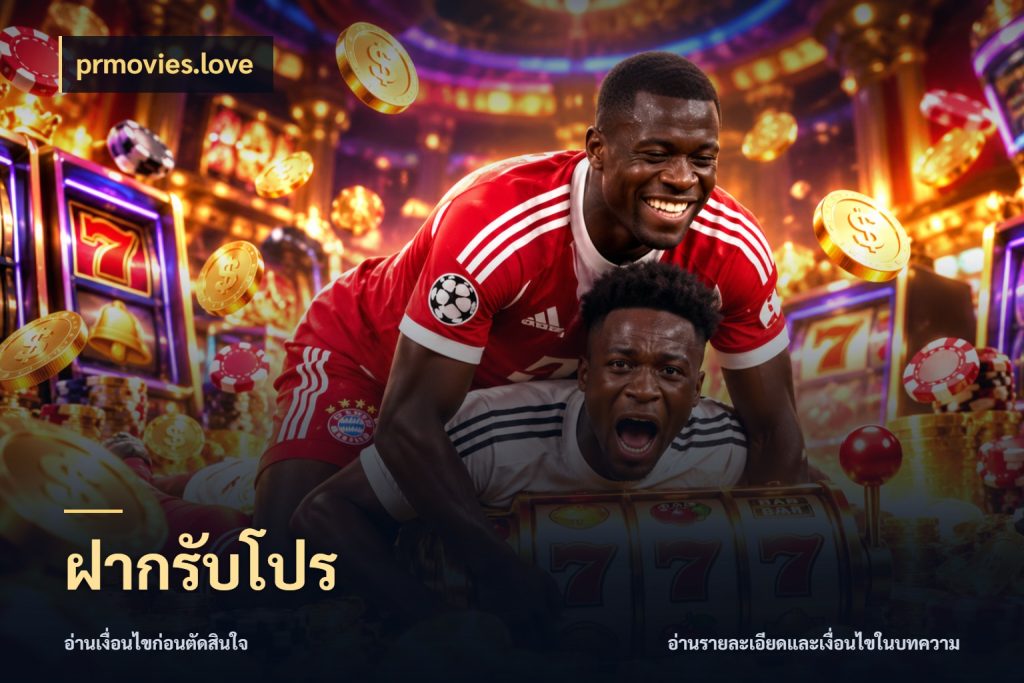 ฝากรับโปร โปรกับเกมที่ชอบเลือกให้ตรงสไตล์ กับ prmovies.love