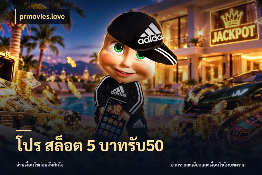 โปร สล็อต 5 บาทรับ50 ยอดฝากและยอดรับในมุมของคนชอบลุ้น ในมุม prmovies.love