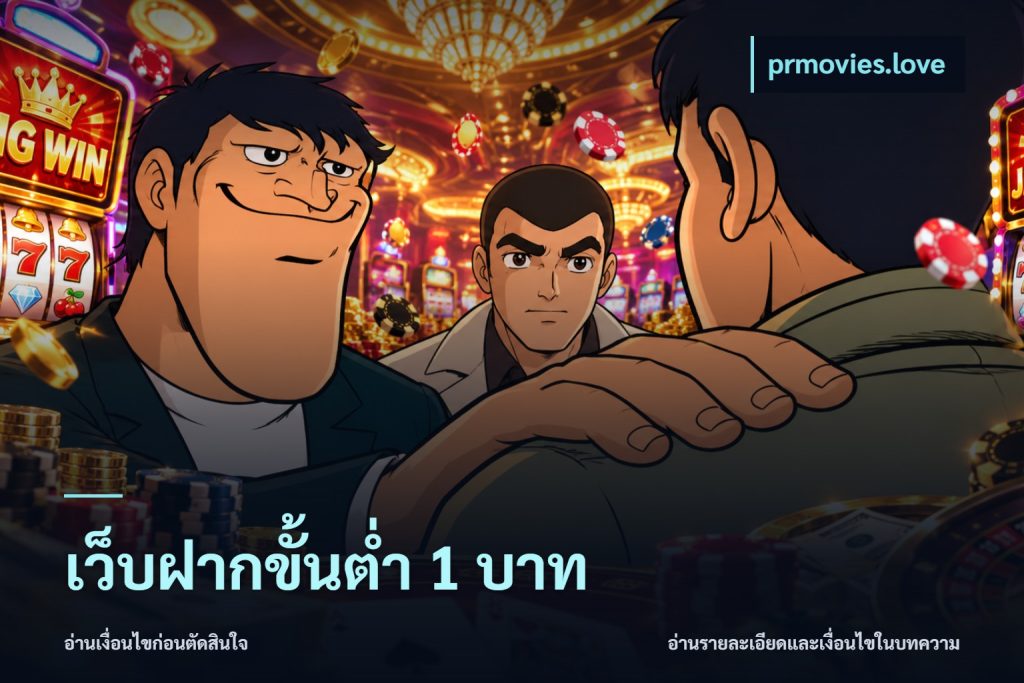 เว็บฝากขั้นต่ำ 1 บาท