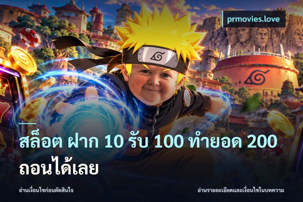 สล็อต ฝาก 10 รับ 100 ทำยอด 200 ถอนได้เลย