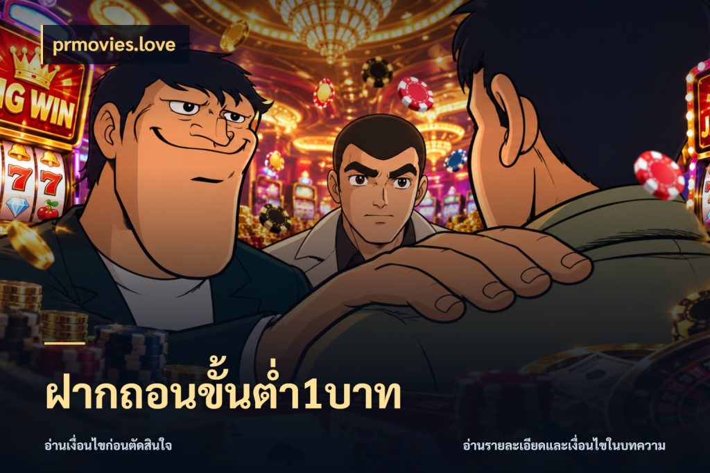 ฝากถอนขั้นต่ำ1บาท จัดจังหวะสนุกให้เข้ากับงบที่ตั้งไว้ สไตล์ prmovies.love