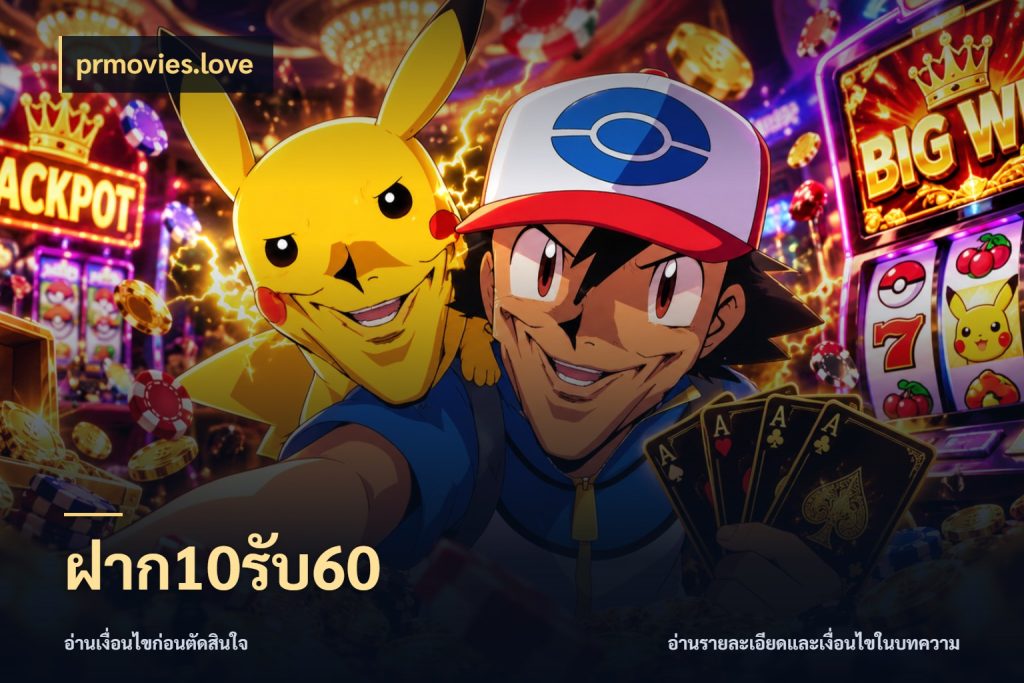 ฝาก10รับ60 จับประเด็นยอดรับก่อนเลือกความสนุก สไตล์ prmovies.love